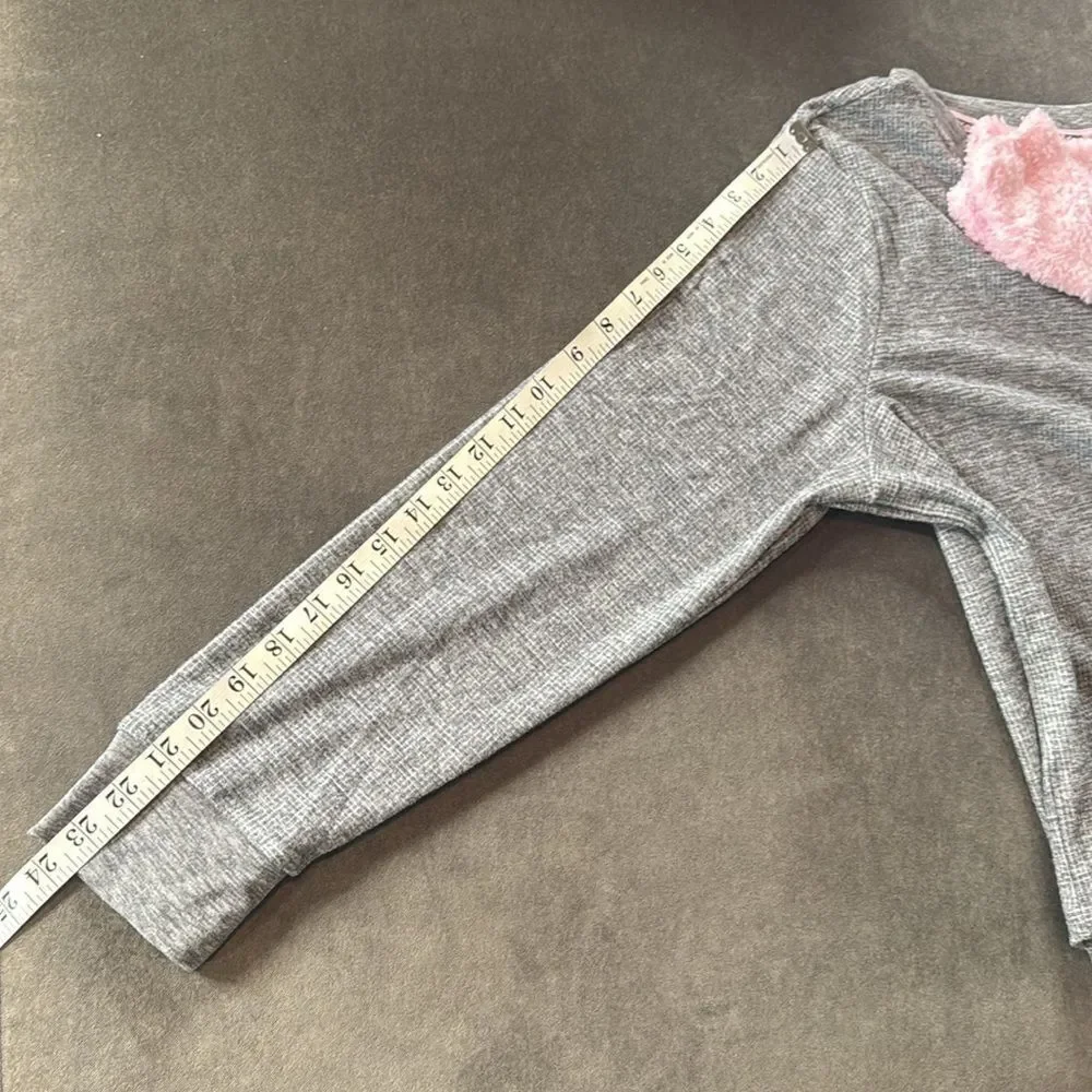 Women’s Gray 3 Piece Pajama Sleepwear Set Size XL 16/18 NWT